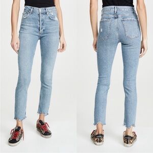Agolde | Nico High Rise Button Fly Slim Fit Jeans Women’s 27